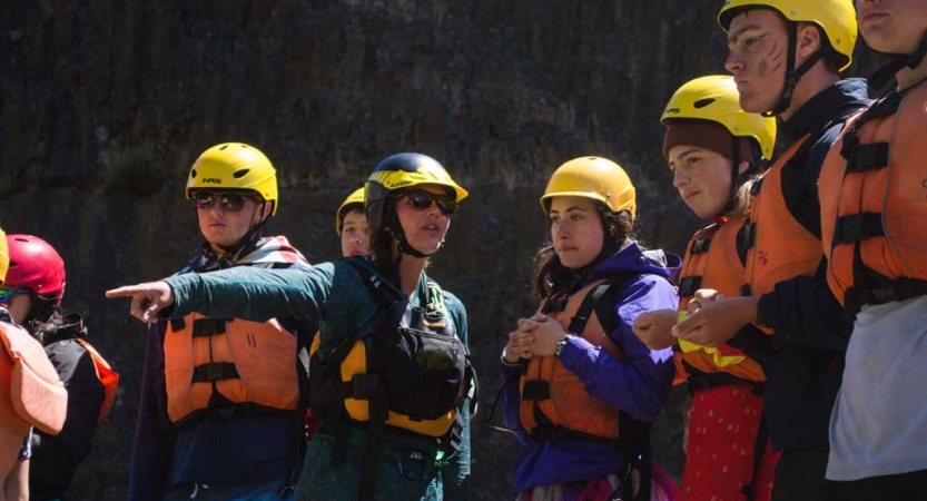 rafting course for teens